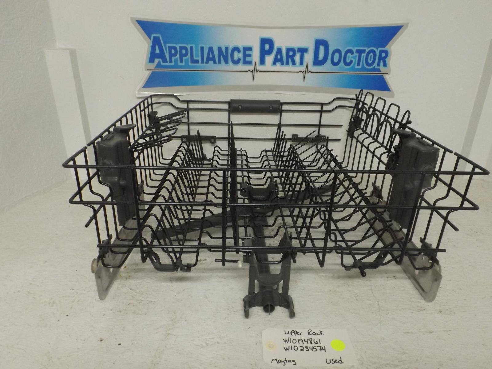 Maytag Dishwasher W10194861 W10234574 Upper Rack Used Maytag Dishwasher W10194861 W10234574 Upper Rack Used